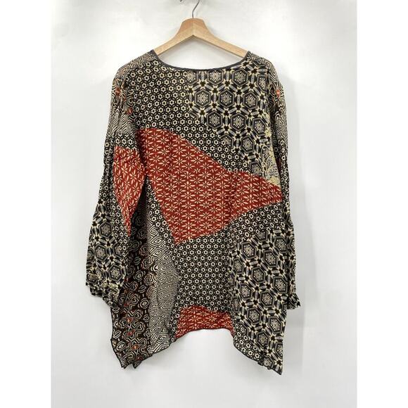 Johnny Was breeland patterned Tunic Top - Picture 4 of 7
